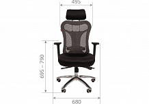 Фото Кресло компьютерное CHAIRMAN 769, синхромеханизм, sipro, 3D подлокотники, cетка TW